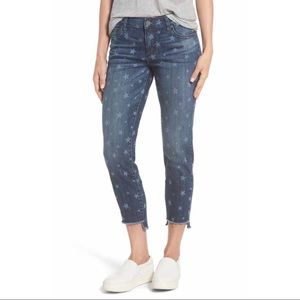 REESE ANKLE CROP STRAIGHT LEG FRAY STEP HEM